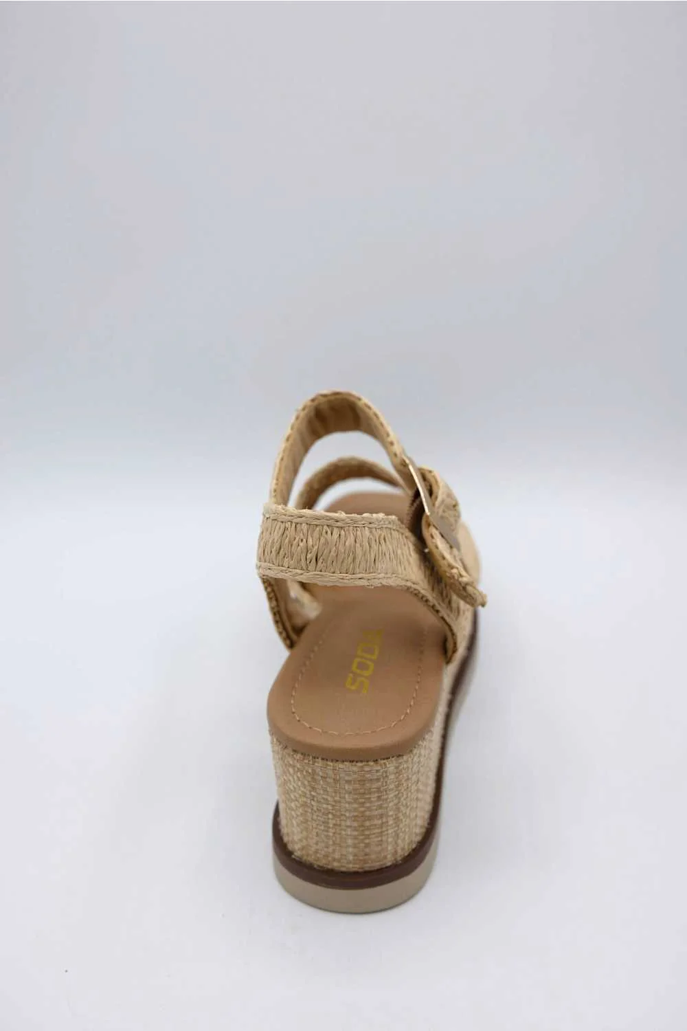 Soda Taite Platform Wedges for Women in Natural | TAITE-S NATRAFFIA - Image 4