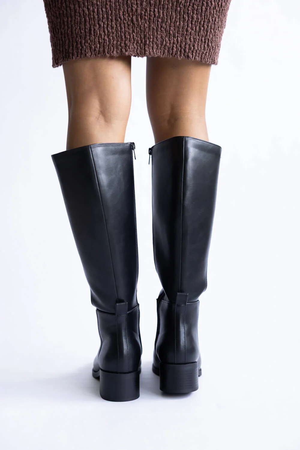 Soda Vintage Tall Boots for Women in Black | VINTAGE-S BLACK - Image 3