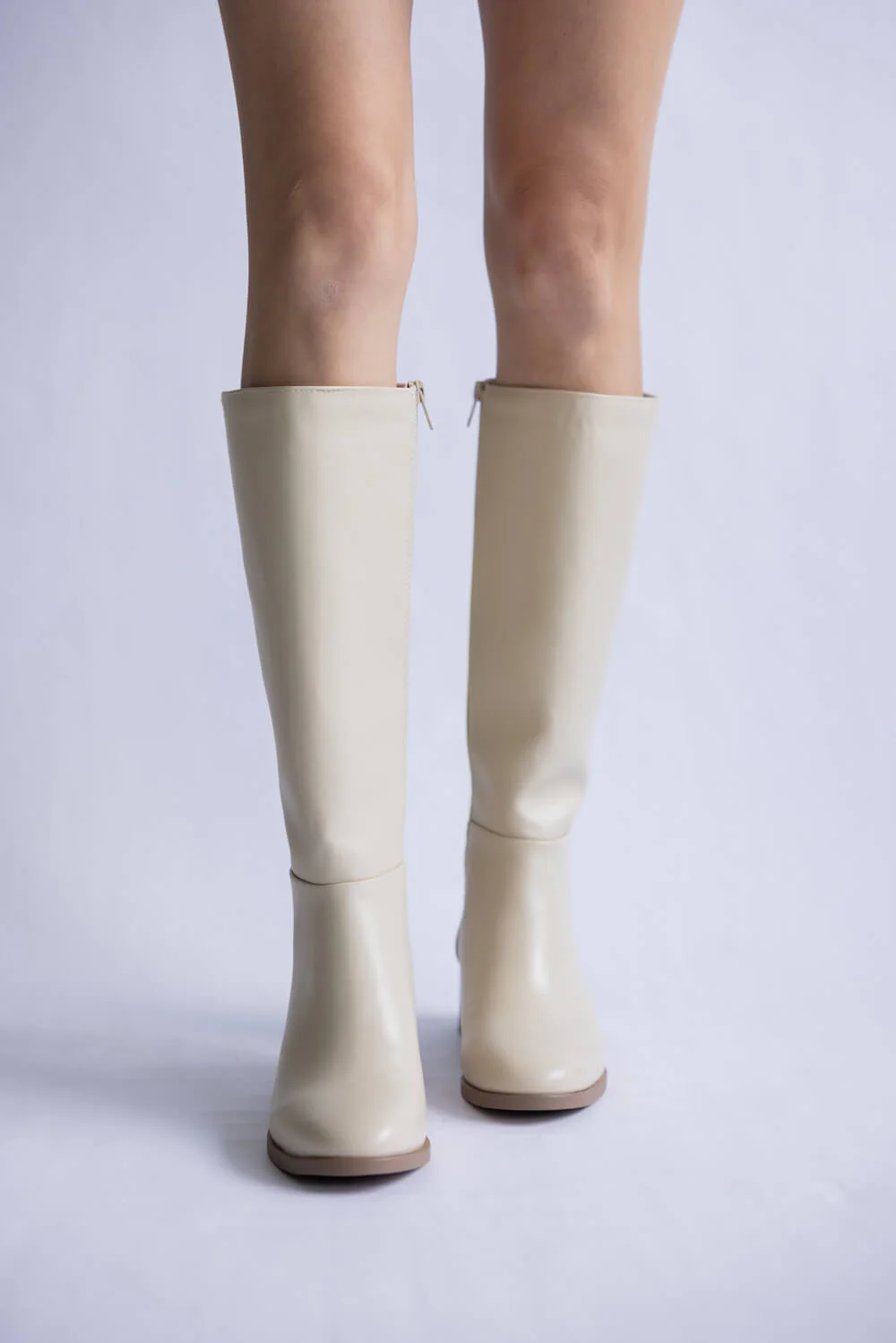 Soda Vintage Tall Boots for Women in Bone | VINTAGE-S BONE - Image 5