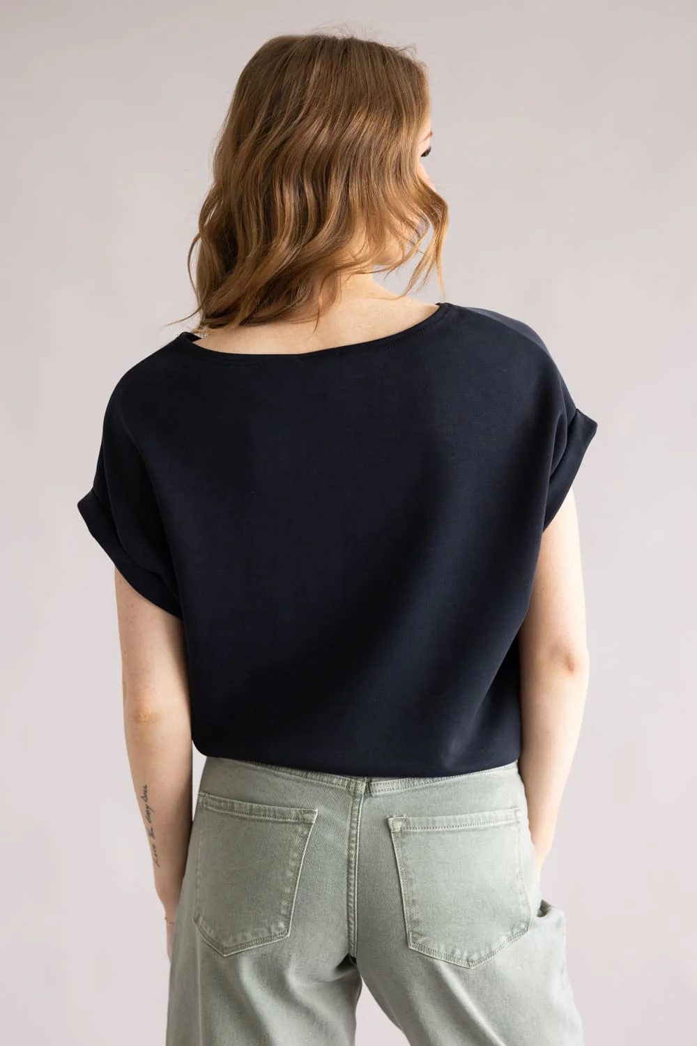 Soft Touch Top for Women in Black | 14651-BLK - Image 3