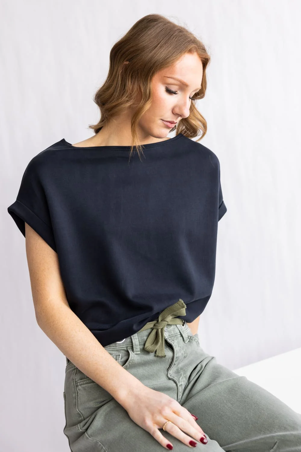 Soft Touch Top for Women in Black | 14651-BLK - Image 4