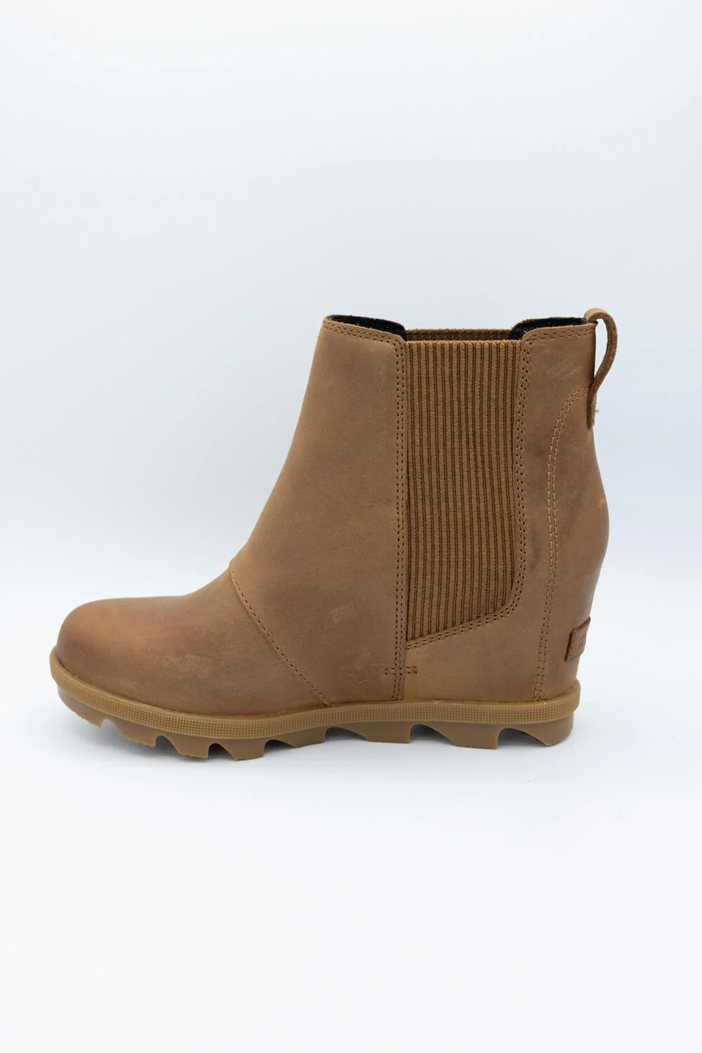 Sorel Joan Rhapsody Chelsea Wedge Booties for Women in Velvet Tan | 2154151-242 - Image 2