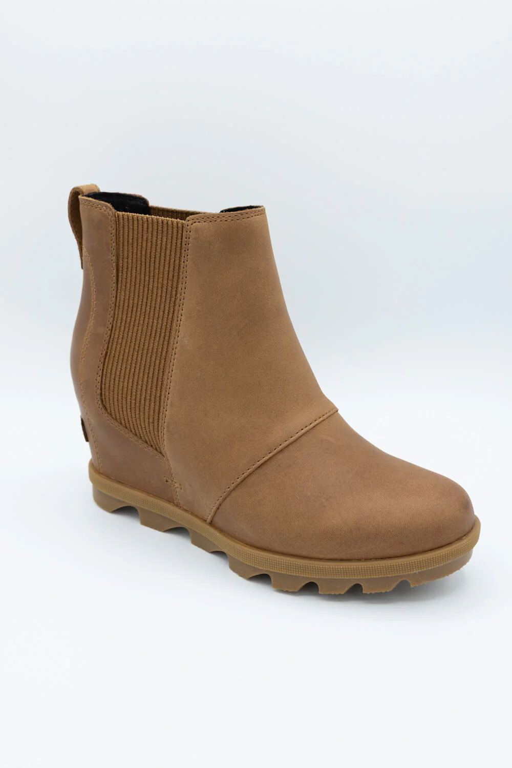 Sorel Joan Rhapsody Chelsea Wedge Booties for Women in Velvet Tan | 2154151-242 - Image 5