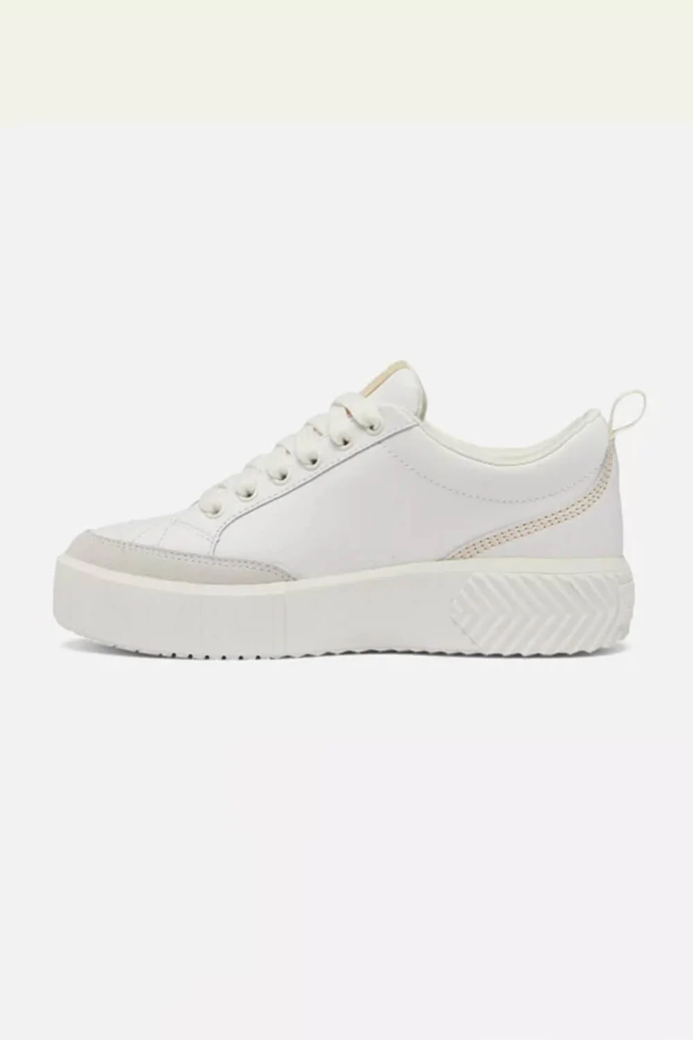 Sorel Out N About Ave Low Waterproof Sneakers for Women in Sea Salt/Bleached Ceramic | 2077991-125 - Image 5