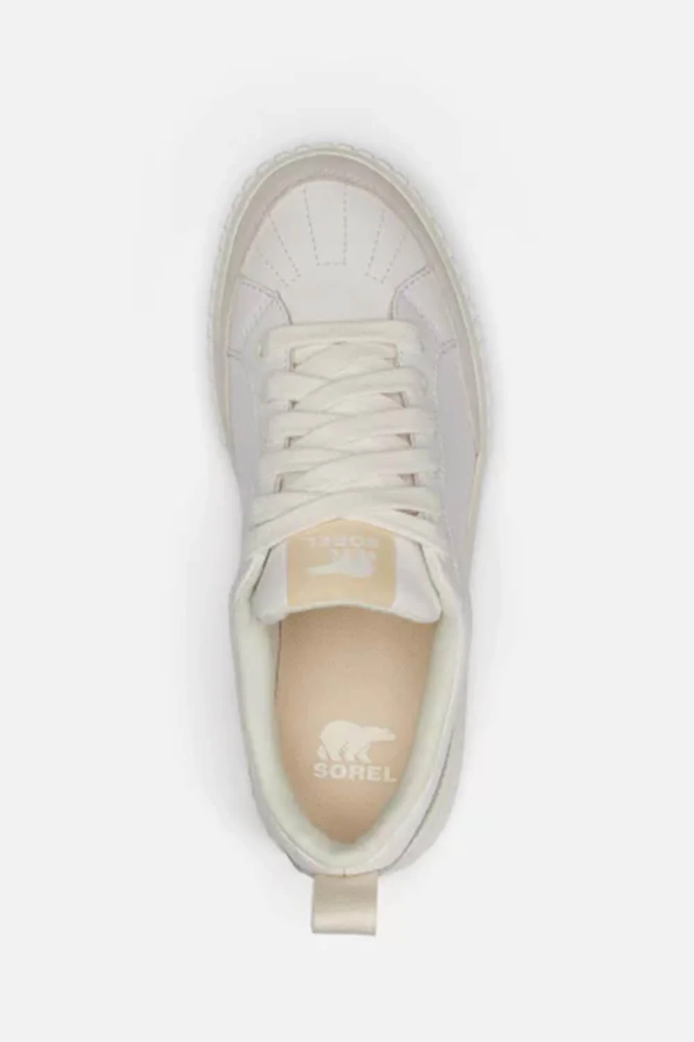 Sorel Out N About Ave Low Waterproof Sneakers for Women in Sea Salt/Bleached Ceramic | 2077991-125 - Image 6