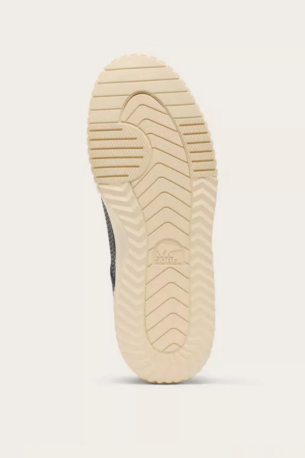 Sorel Out N About Ave T-Toe Sneakers for Women in Black/Honey White | 2144991-010 - Image 7