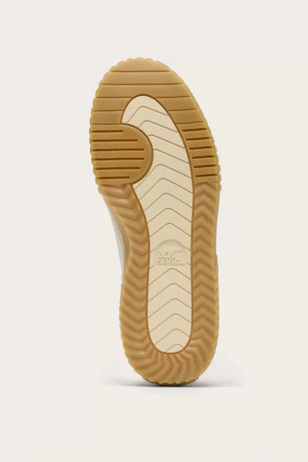 Sorel Out N About Ave T-Toe Sneakers for Women in Sea Salt/Gum | 2144991-125 - Image 6