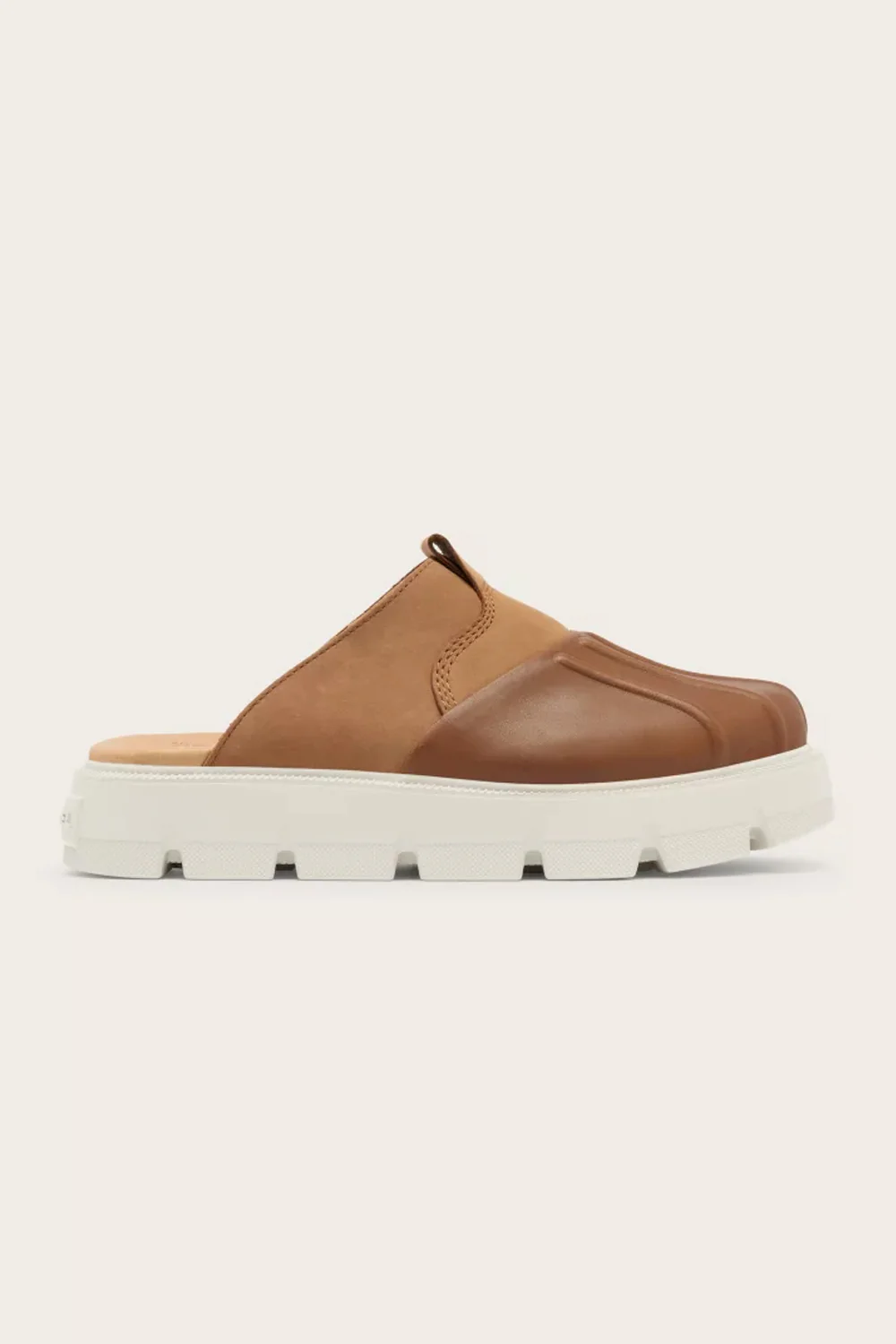 Sorel Rein CB Velvet Clogs for Women in Tan | 2113131-242 - Image 2