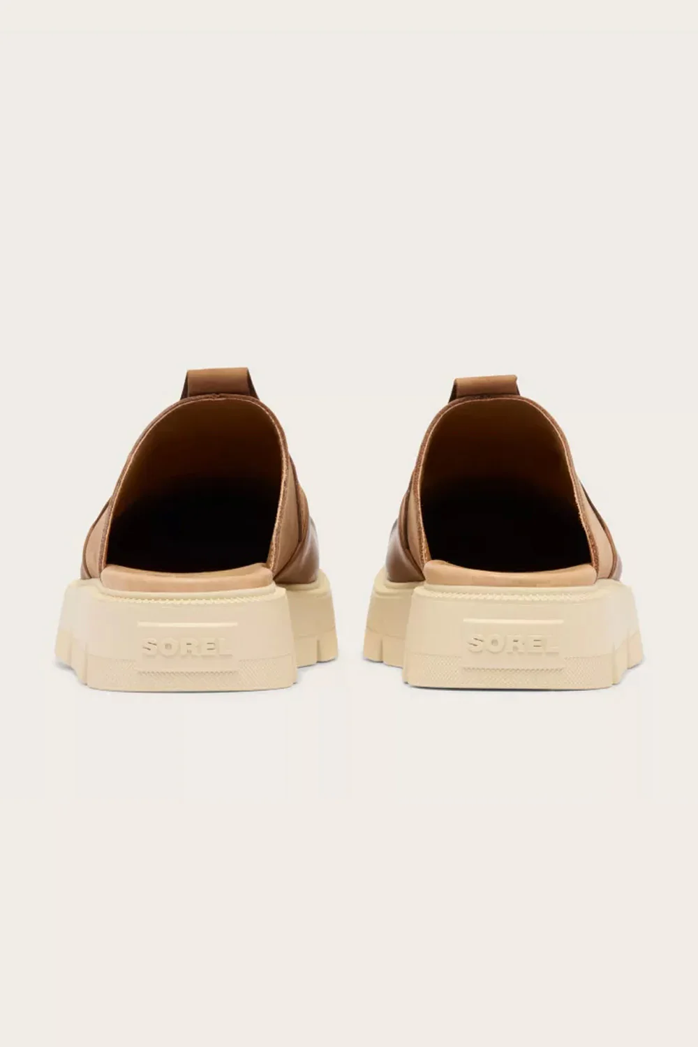Sorel Rein CB Velvet Clogs for Women in Tan | 2113131-242 - Image 3