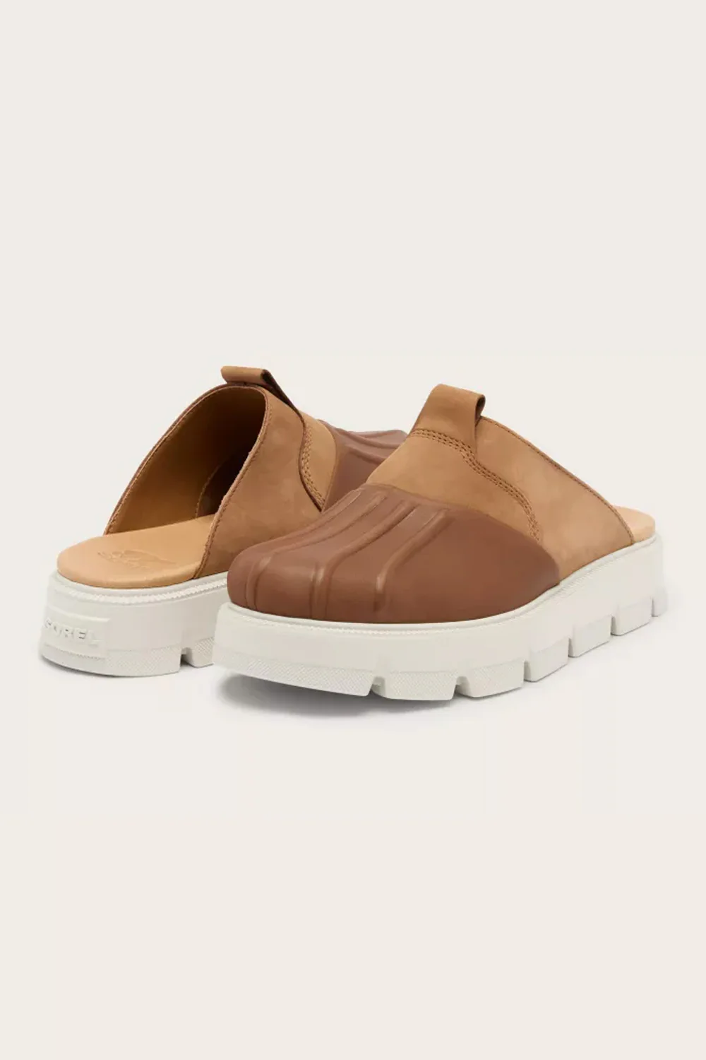 Sorel Rein CB Velvet Clogs for Women in Tan | 2113131-242 - Image 8