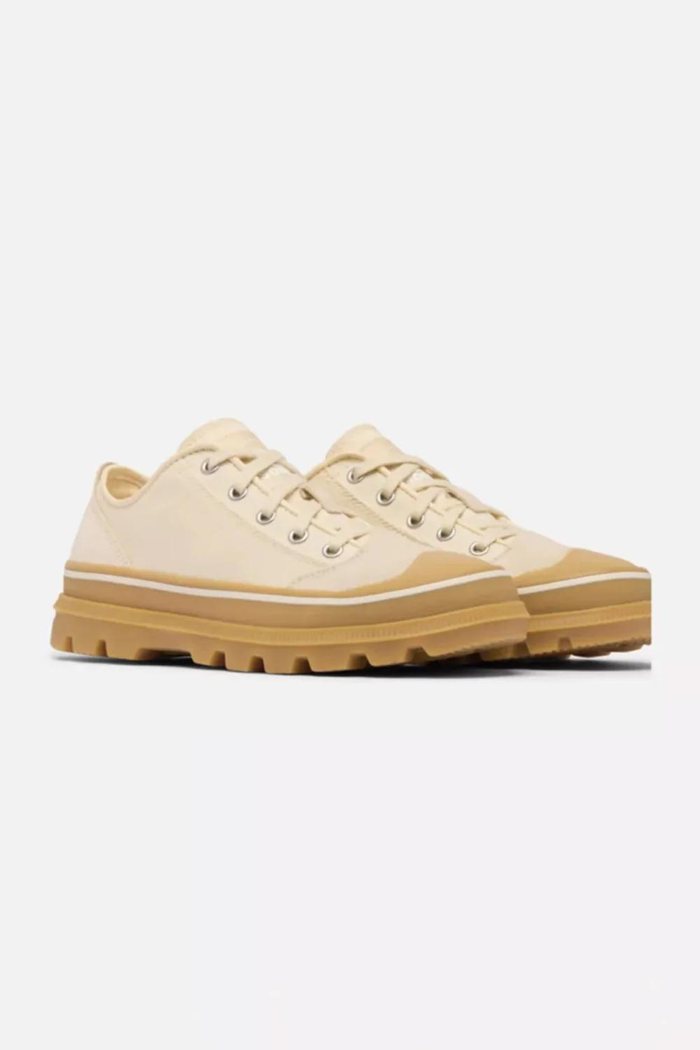 Sorel Scout N About Low Sneakers for Women in Chalk Gum | 2113251-191 - Image 3