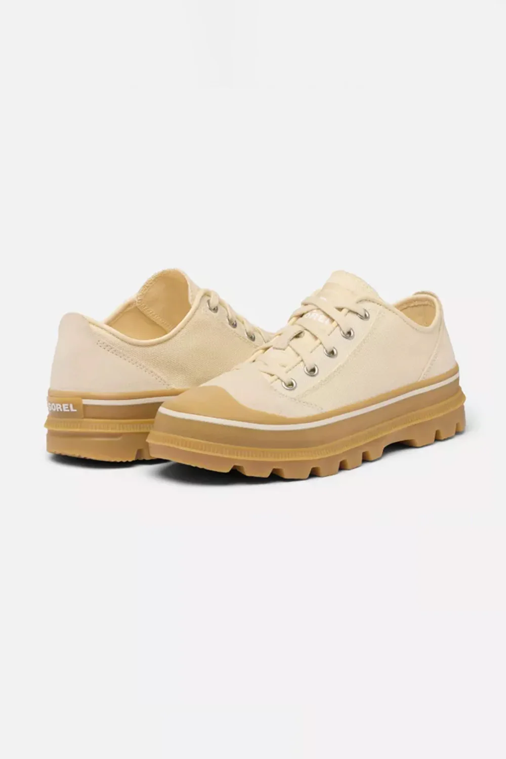 Sorel Scout N About Low Sneakers for Women in Chalk Gum | 2113251-191 - Image 4