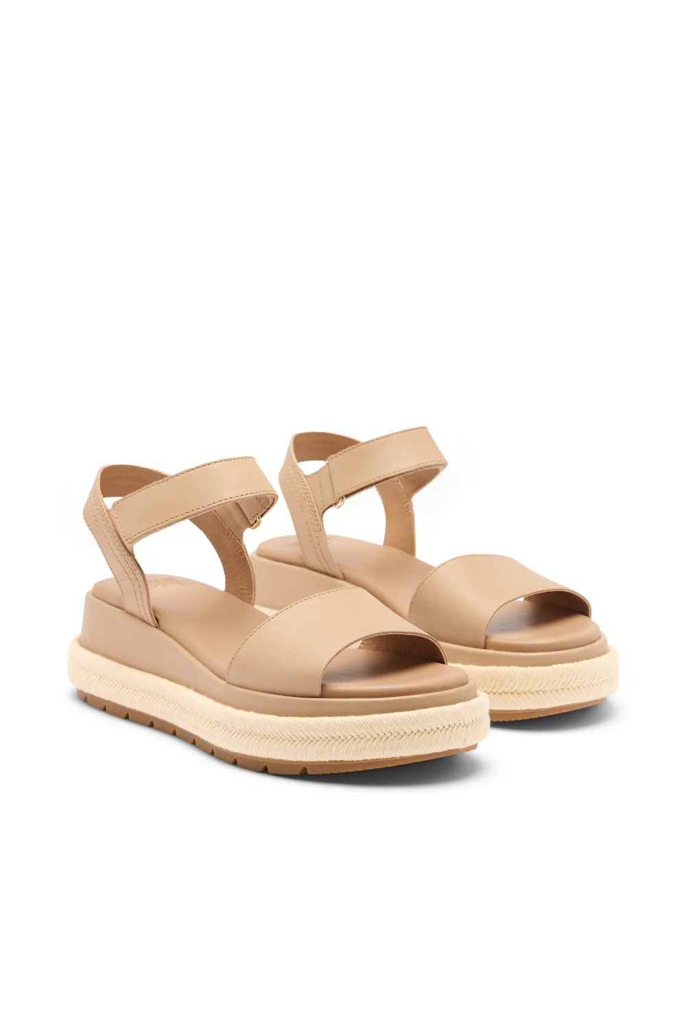 Sorel Sun Peak Platform Sandal for Women in Honest Beige | 2151301-246 - Image 2