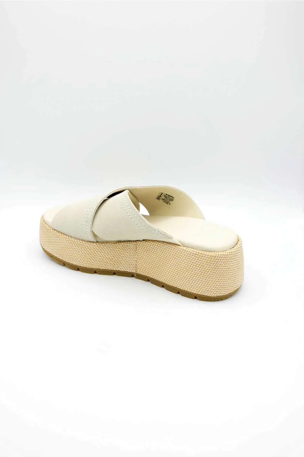 Sorel Sunpeak Platform Slide Sandal for Women in Chalk | 2151311-191 - Image 3