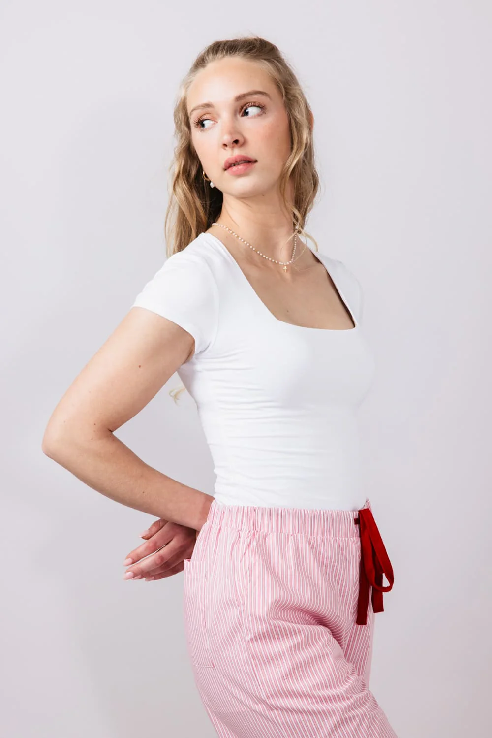 Be Cool Seamless Double Layer Knit T-Shirt for Women - Image 4