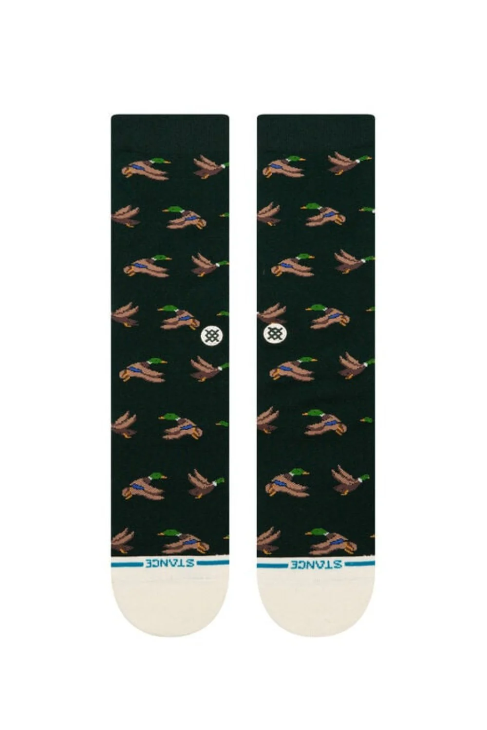 Stance Cotton Huntin Crew Socks for Men in Pine | A556D25HUN-PINE - Image 2