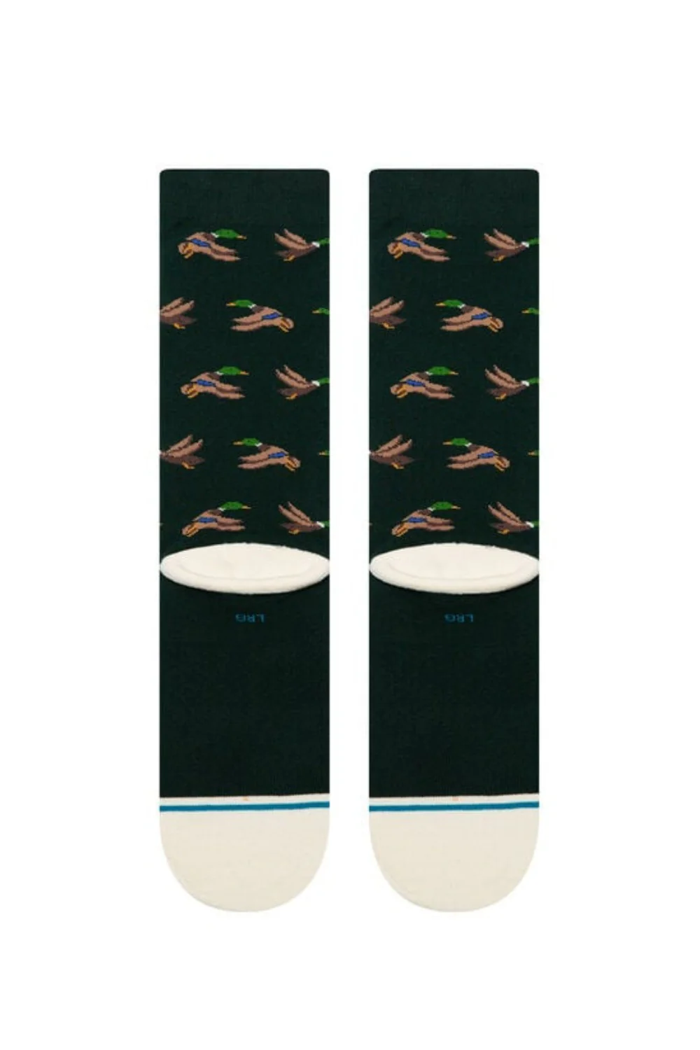 Stance Cotton Huntin Crew Socks for Men in Pine | A556D25HUN-PINE - Image 3