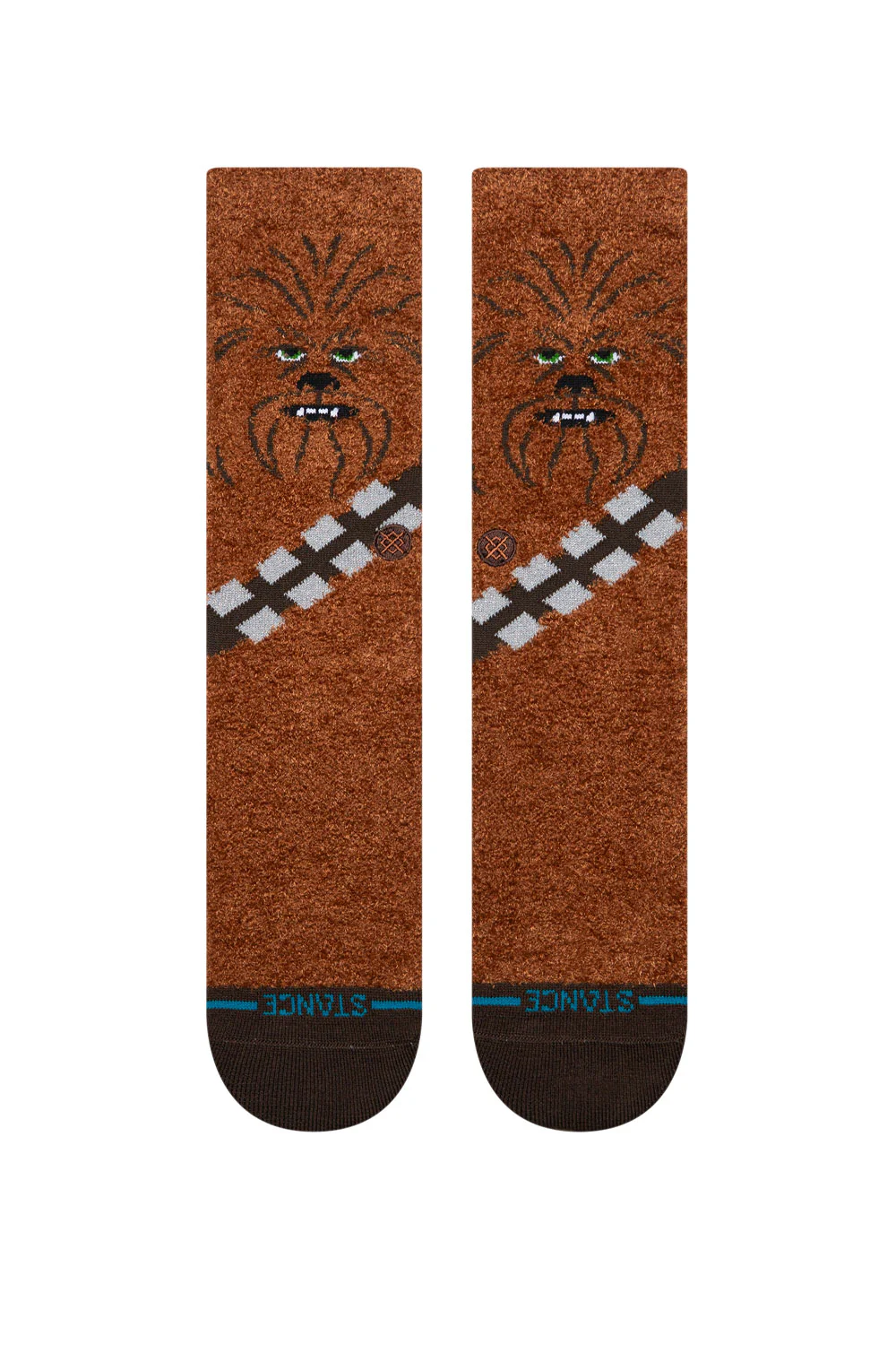 Stance Star Wars Chewbacca Crew Socks for Men in Brown | A555D25CHE-BROWN - Image 2