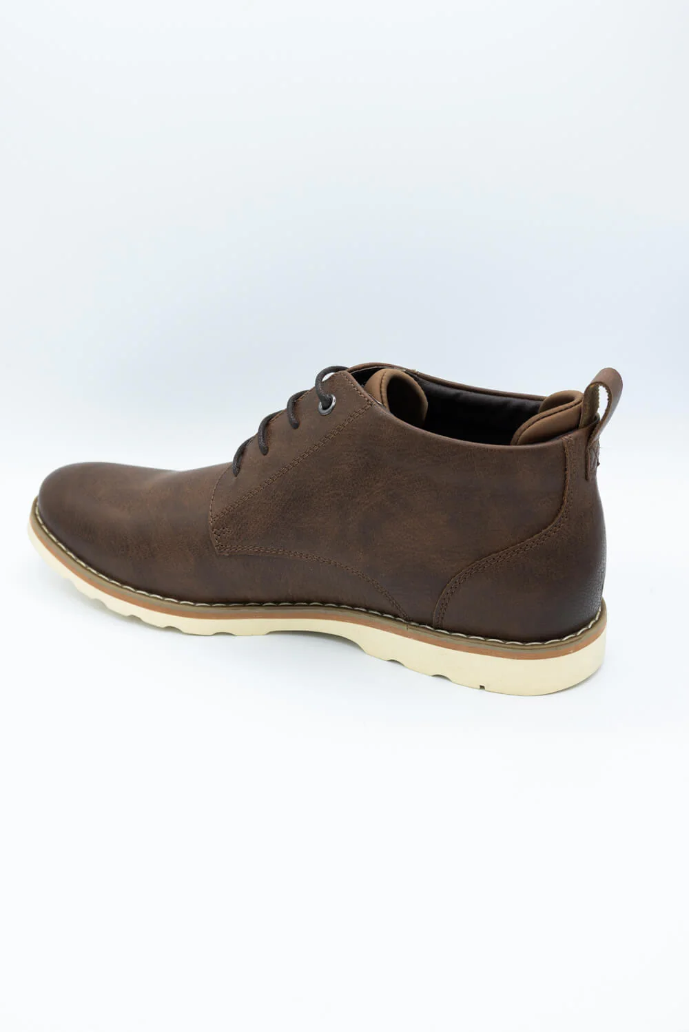 Steve Madden Brawly Lace Up Boots for Men in Cognac | MBRAWLY-COGNAC - Image 3