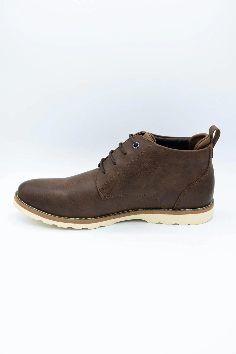 Steve Madden Brawly Lace Up Boots for Men in Cognac | MBRAWLY-COGNAC - Image 4