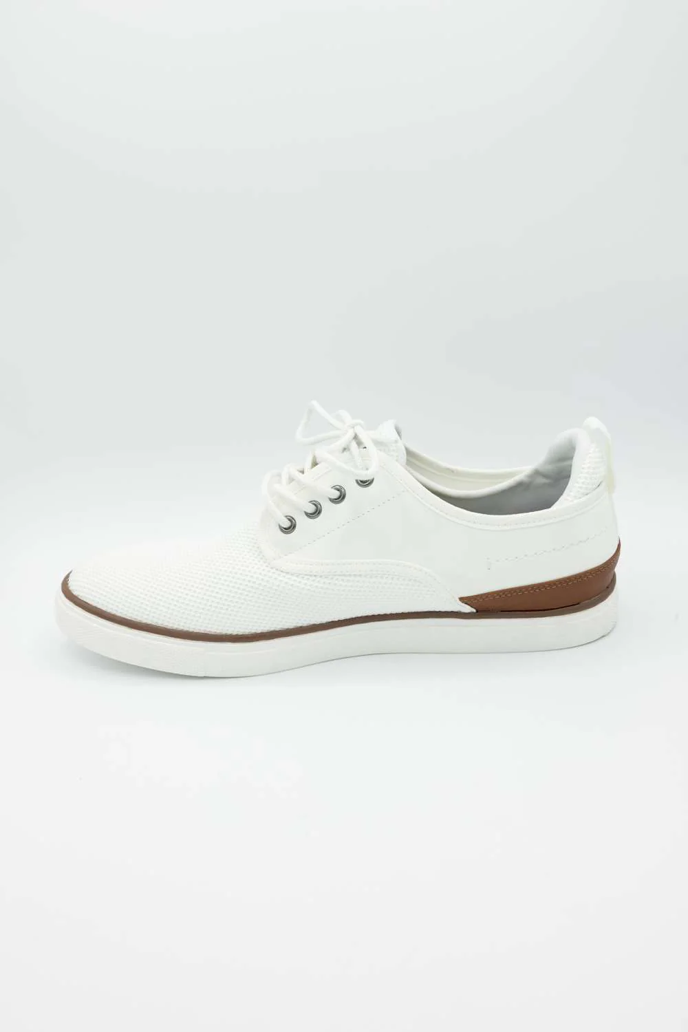 Steve Madden Carter Shoes for Men in White | MCARTER-WHITE - Image 3