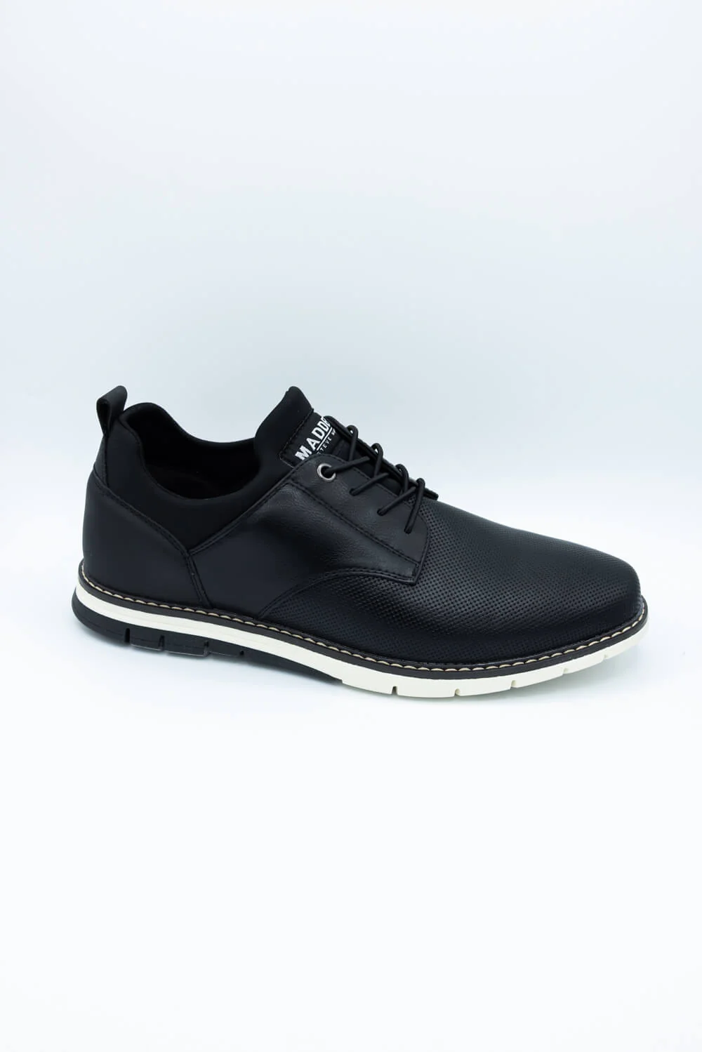 Steve Madden Lyddon Lace Up Shoes for Men in Black | MLYDDON-BLACK - Image 2