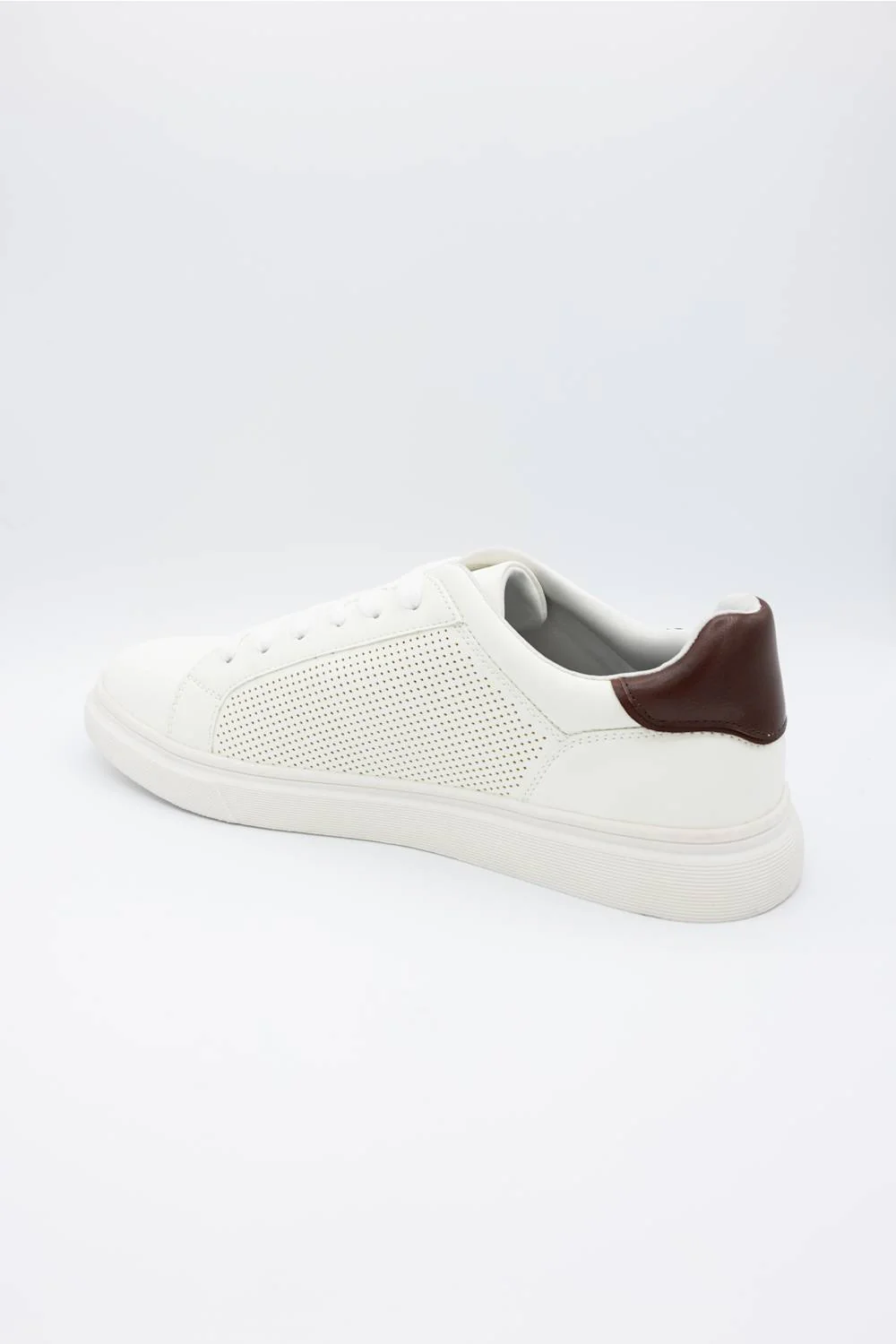 Steve Madden Philip Lace Up Sneakers for Men in White | MPHILIP-WHITE - Image 5