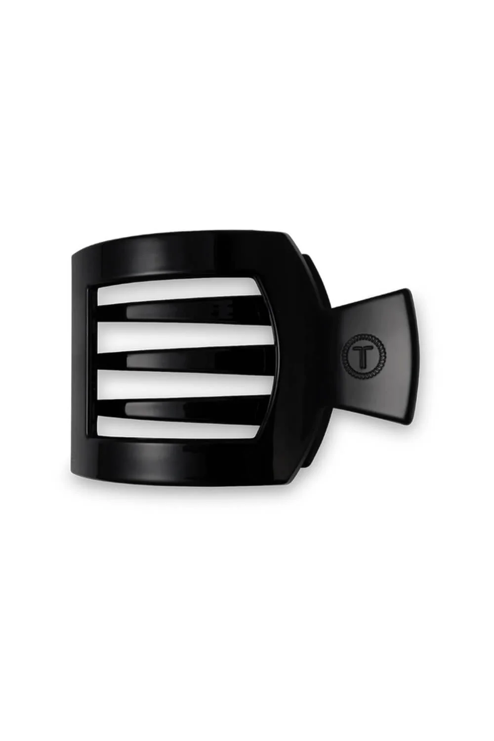 Teleties Large Flat Square Hair Clip in Black | TT-FCL02-002 - Image 2