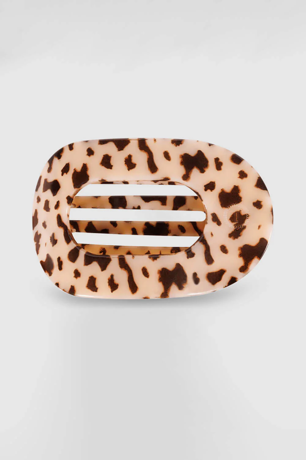 Teleties Large Flat Round Hair Clip in Blonde Tortoise | TT-FCL01-023 - Image 3