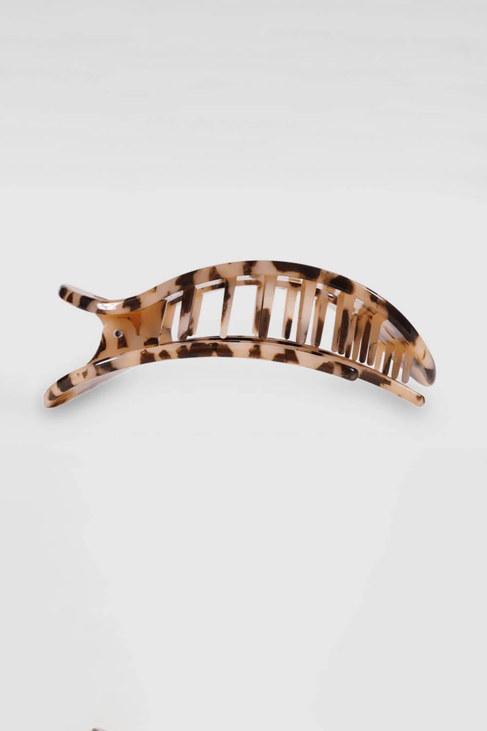 Teleties Large Flat Round Hair Clip in Blonde Tortoise | TT-FCL01-023 - Image 4