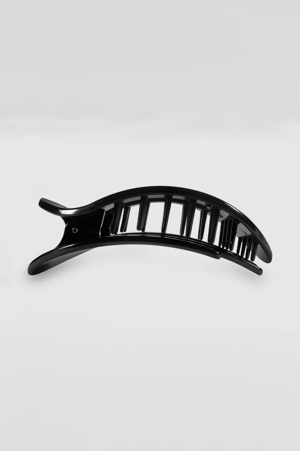Teleties Large Flat Round Clip in Jet Black | TT-FCL01-002 - Image 3
