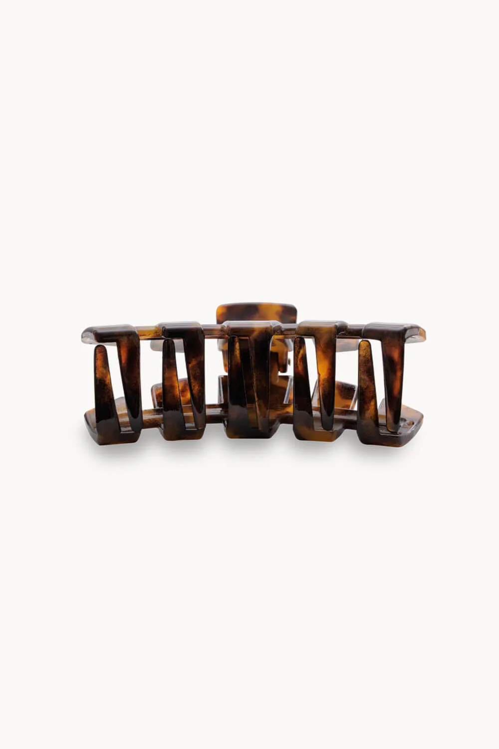 Teleties Medium Claw Clip in Tortoise Brown | TT-CM-01-001 - Image 3