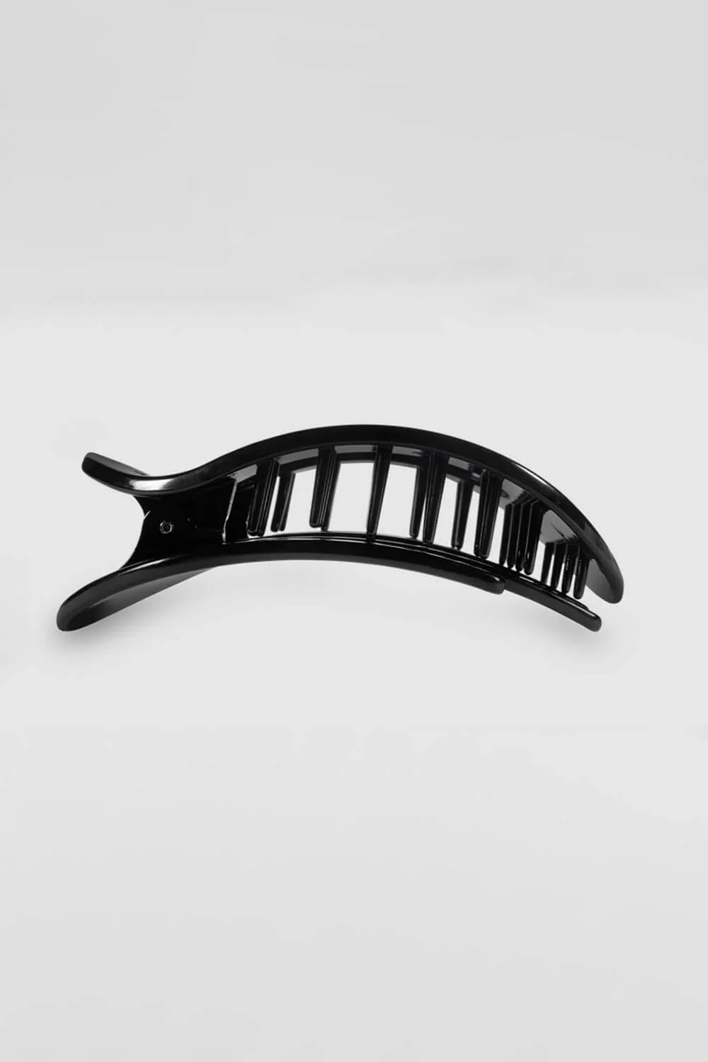 Teleties Medium Flat Round Hair Clip in Black | TT-FCM01-002 - Image 3