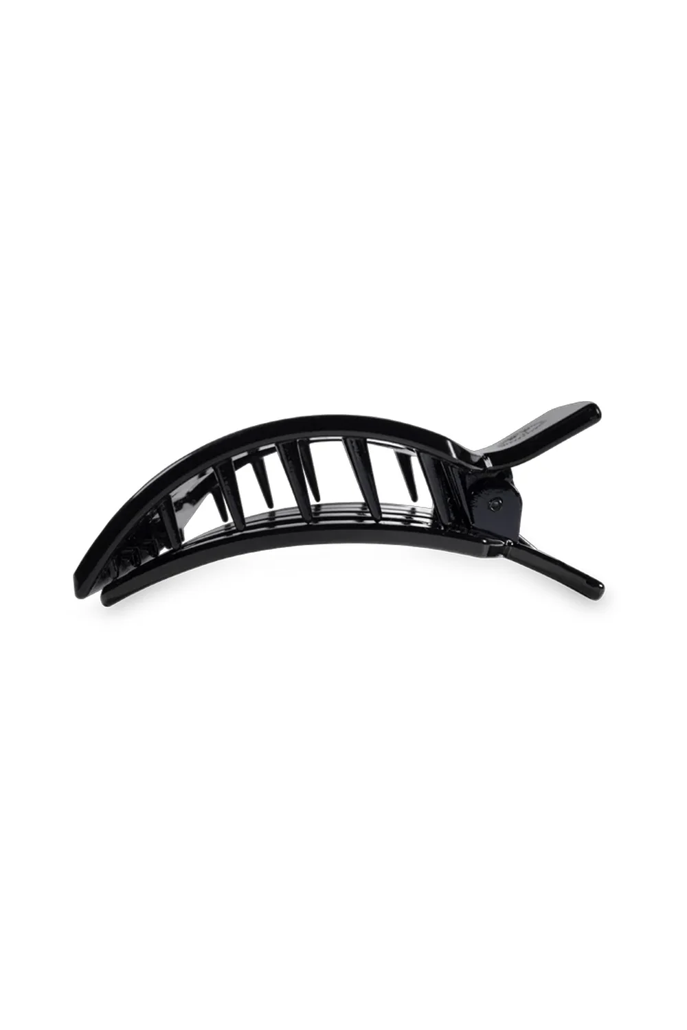 Teleties Medium Flat Square Hair Clip in Black | TT-FCM02-002 - Image 4