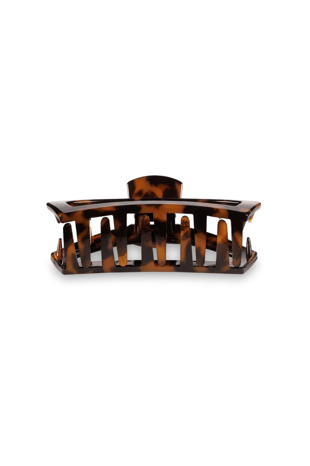 Teleties Medium Open Claw Hair Clip in Tortoise Brown | TT-CM02-001 - Image 4