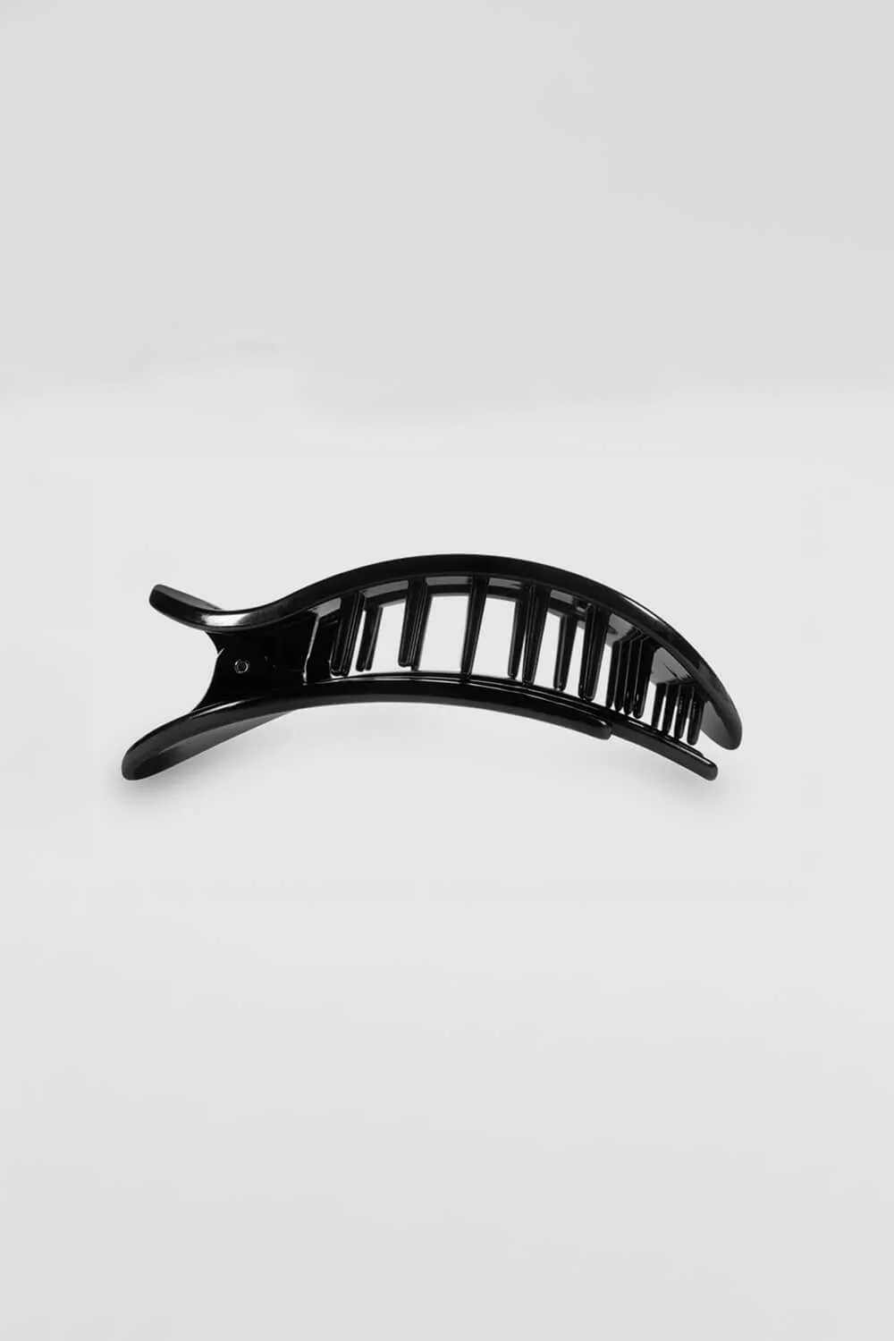 Teleties Small Flat Round Hair Clip in Black | TT-FCS01-002 - Image 3
