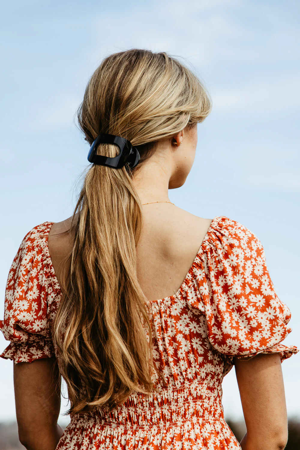 Teleties Small Flat Round Hair Clip - Image 3