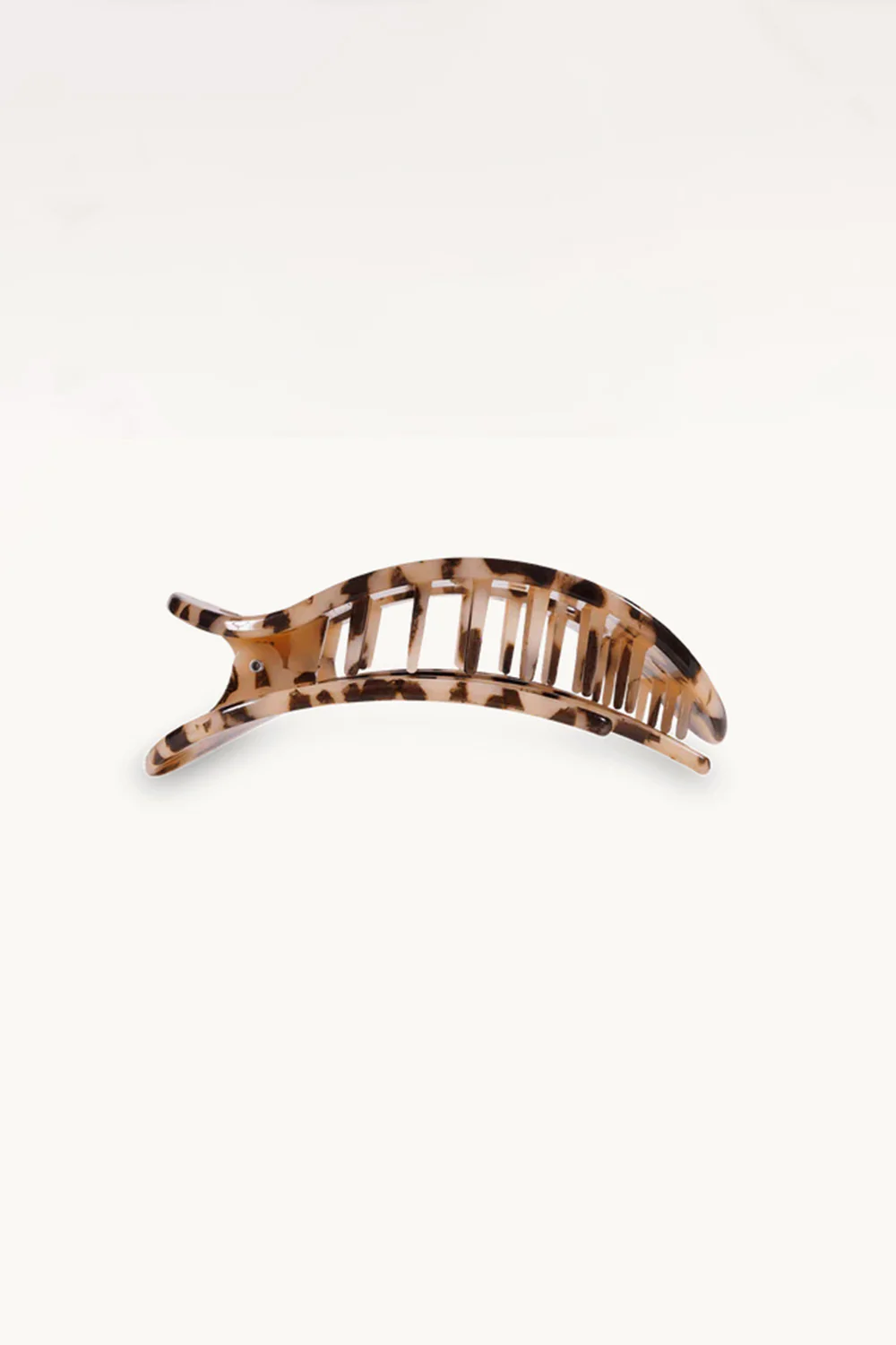 Teleties Small Flat Round Hair Clip in Blonde Tortoise | TT-FCS01-023 - Image 3