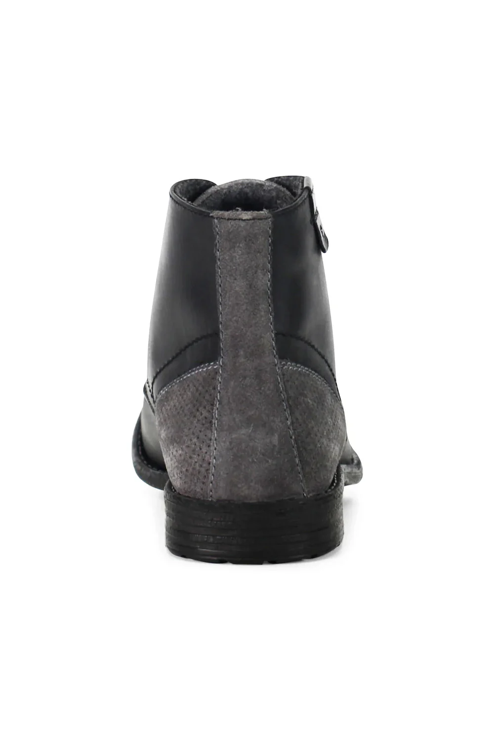 Testosterone Fight Song Lace Up Boots for Men in Black | T93450-BLACK - Image 3
