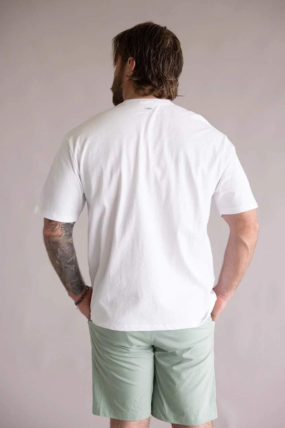 Industrie Del Sur T-Shirt for Men in White | MTE31698-WHITE - Image 2