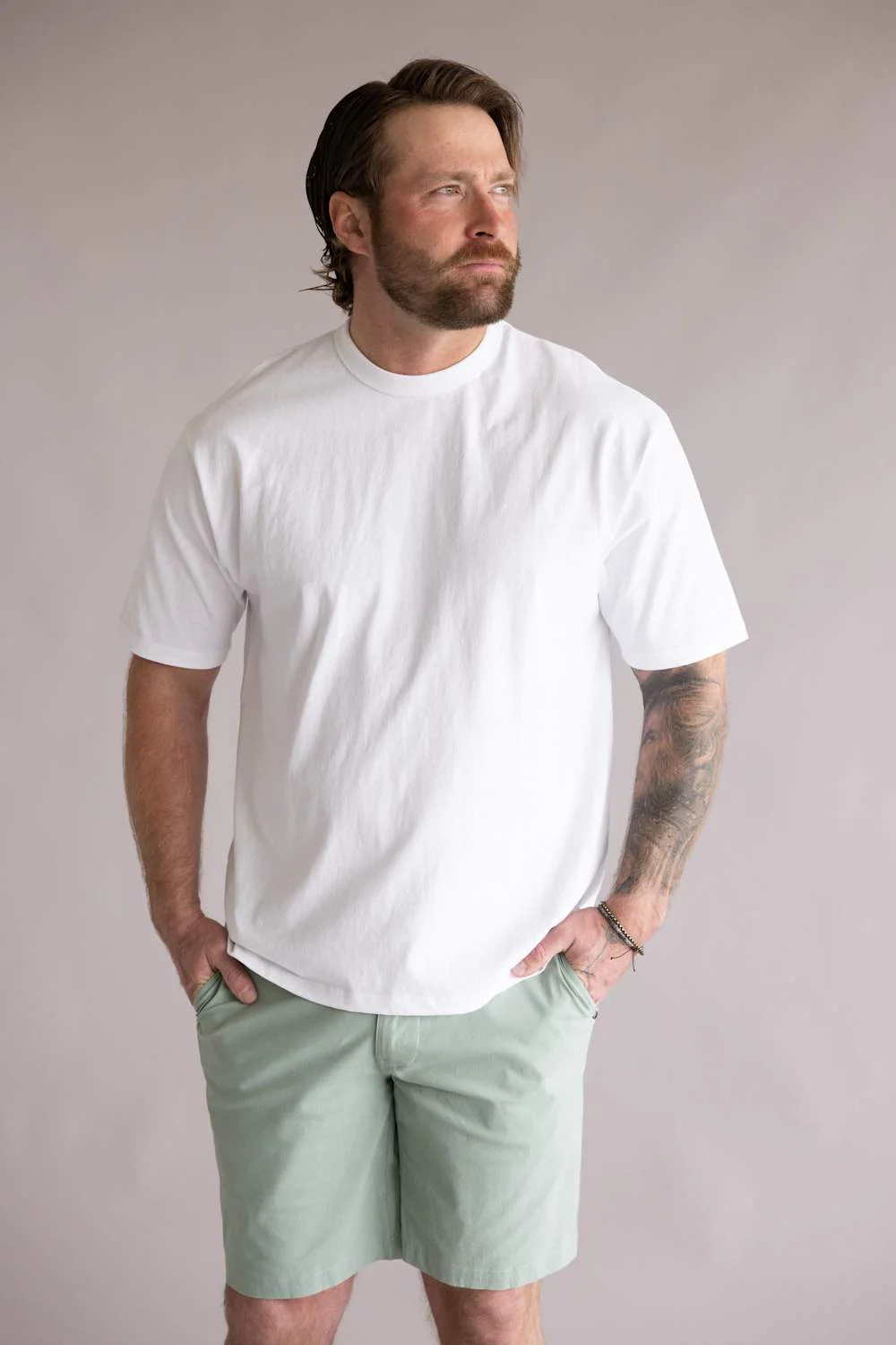 Industrie Del Sur T-Shirt for Men in White | MTE31698-WHITE - Image 3