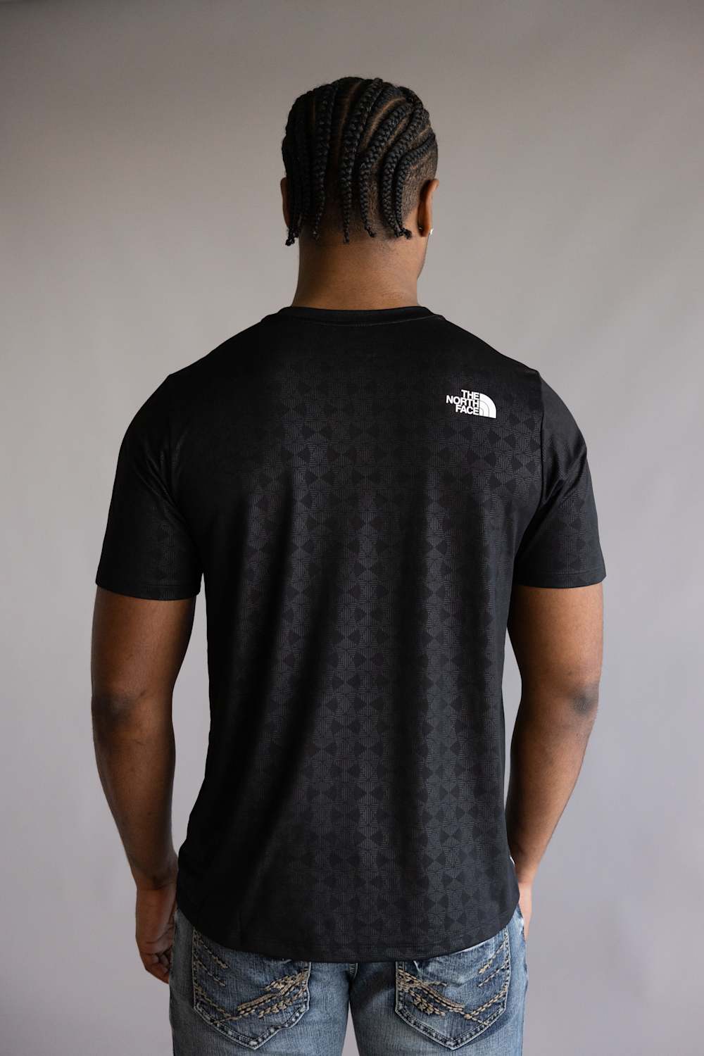 The North Face 24/7 Pentadome T-Shirt for Men in Black  | NF0A8G87-JK3 BLACK - Image 3