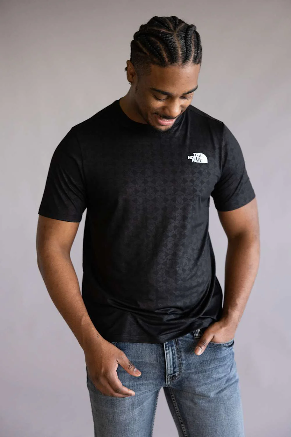 The North Face 24/7 Pentadome T-Shirt for Men in Black  | NF0A8G87-JK3 BLACK - Image 5