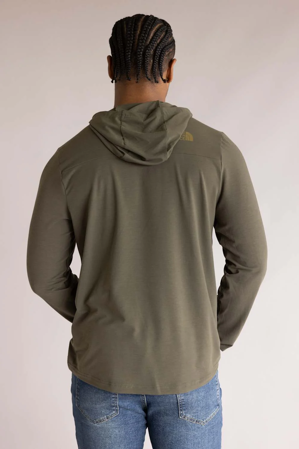 The North Face Adventure Campfire Hoodie in Taupe Green | NF0A8GQ5-21L TPEGRN - Image 3