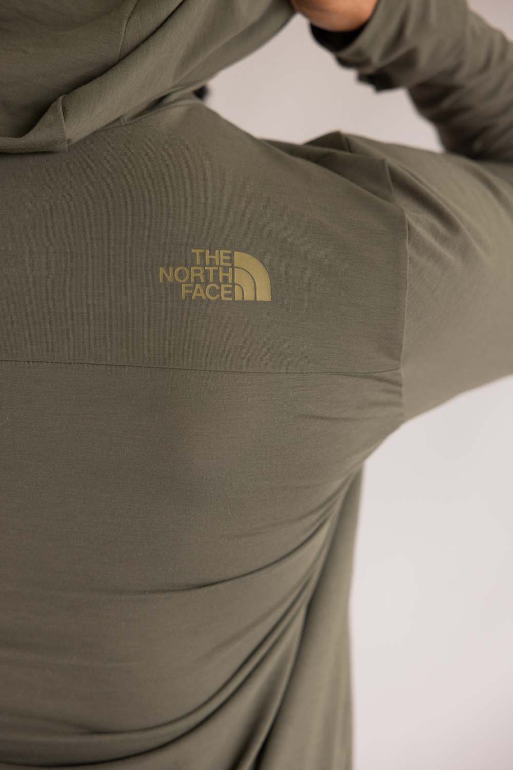 The North Face Adventure Campfire Hoodie in Taupe Green | NF0A8GQ5-21L TPEGRN - Image 4