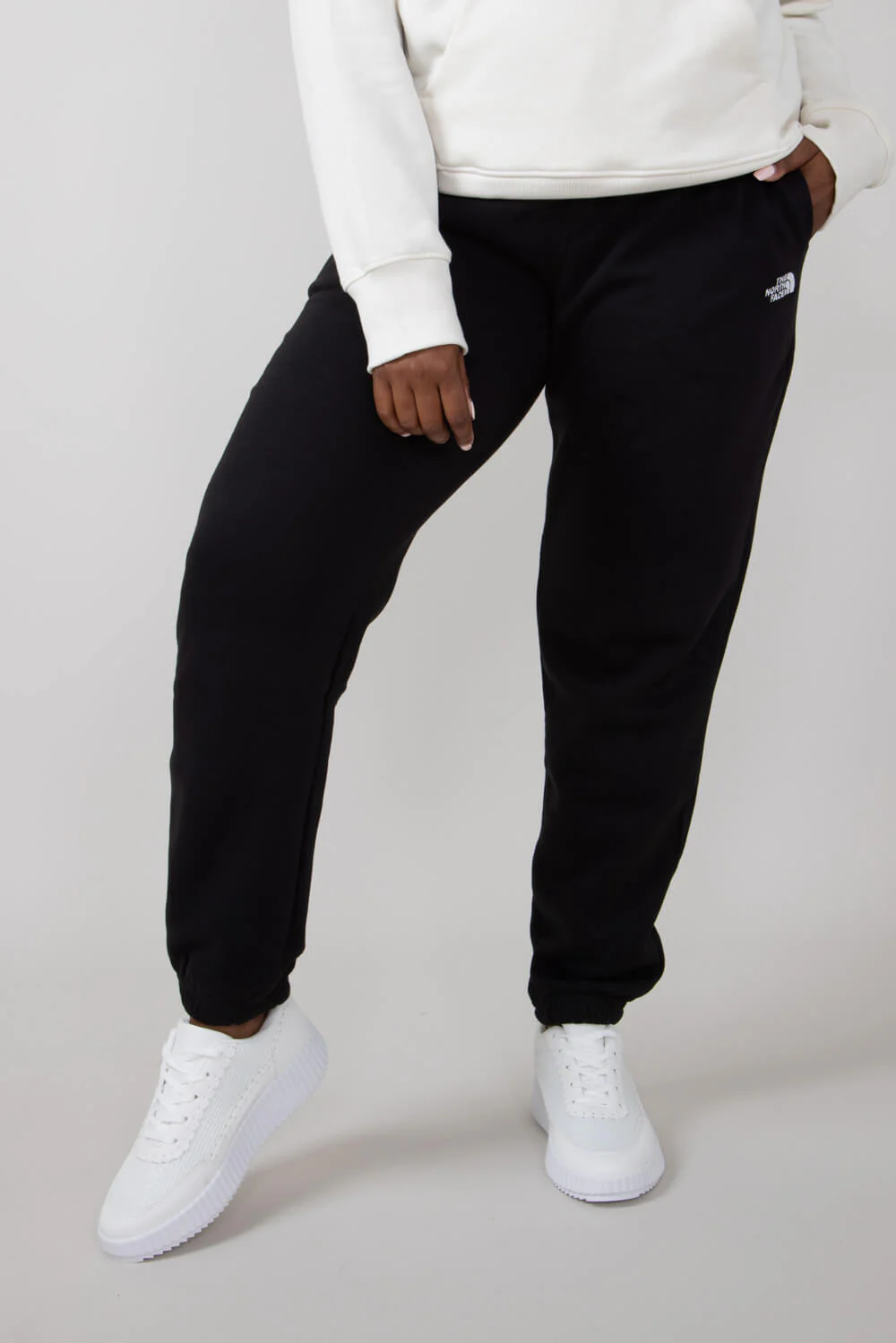 The North Face Core Joggers for Women in Black | NF0A890H-KY4 - Image 4