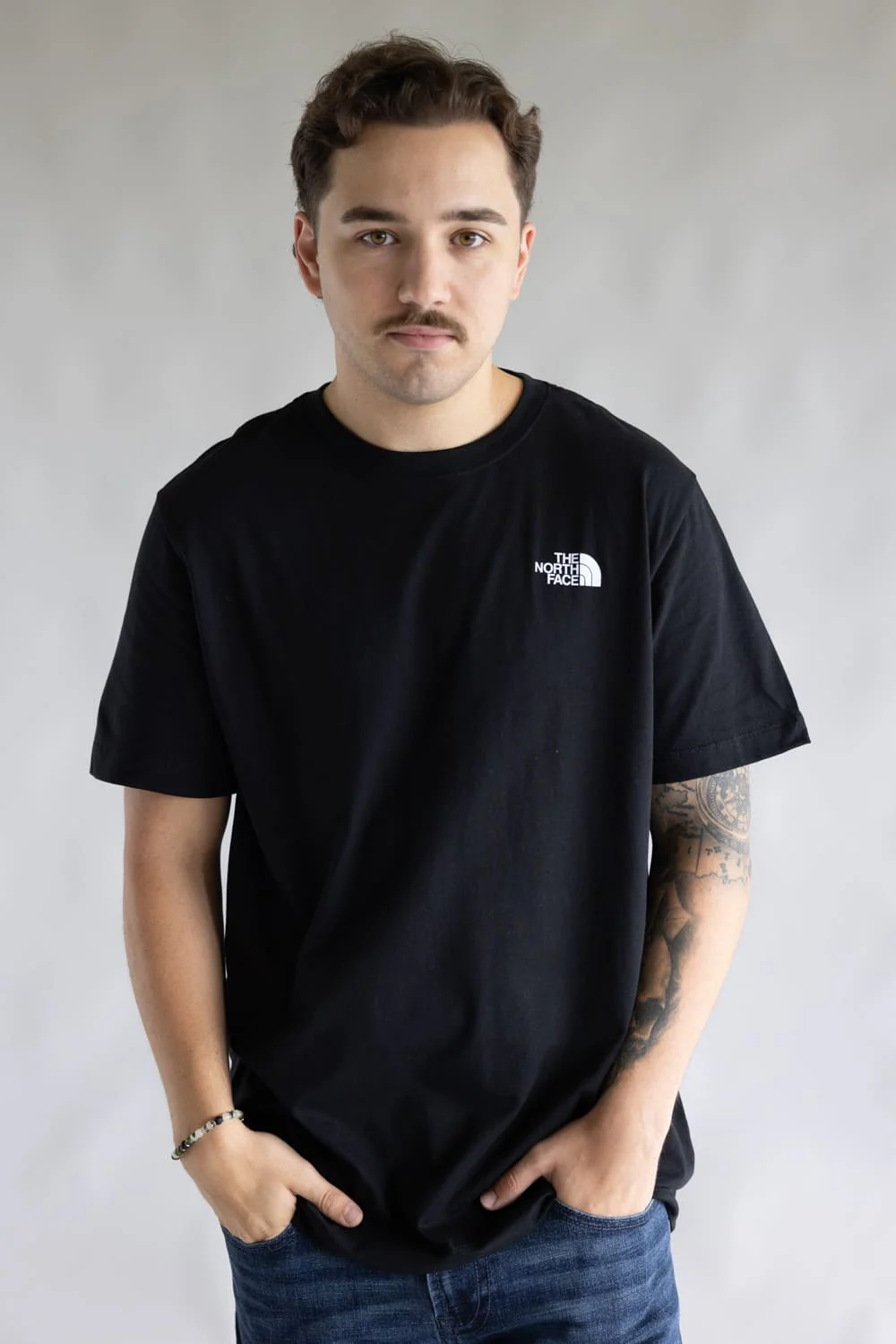 The North Face Evolution Camo Box T-Shirt for Men in Black | NF0A8FN0-JK3 - Image 2