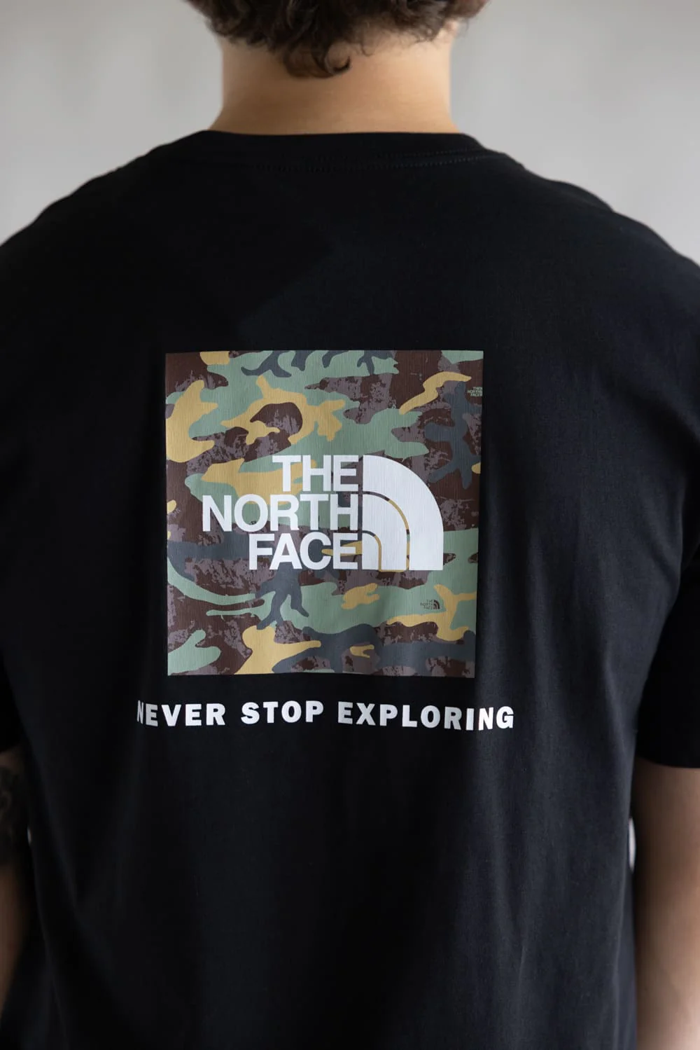 The North Face Evolution Camo Box T-Shirt for Men in Black | NF0A8FN0-JK3 - Image 3