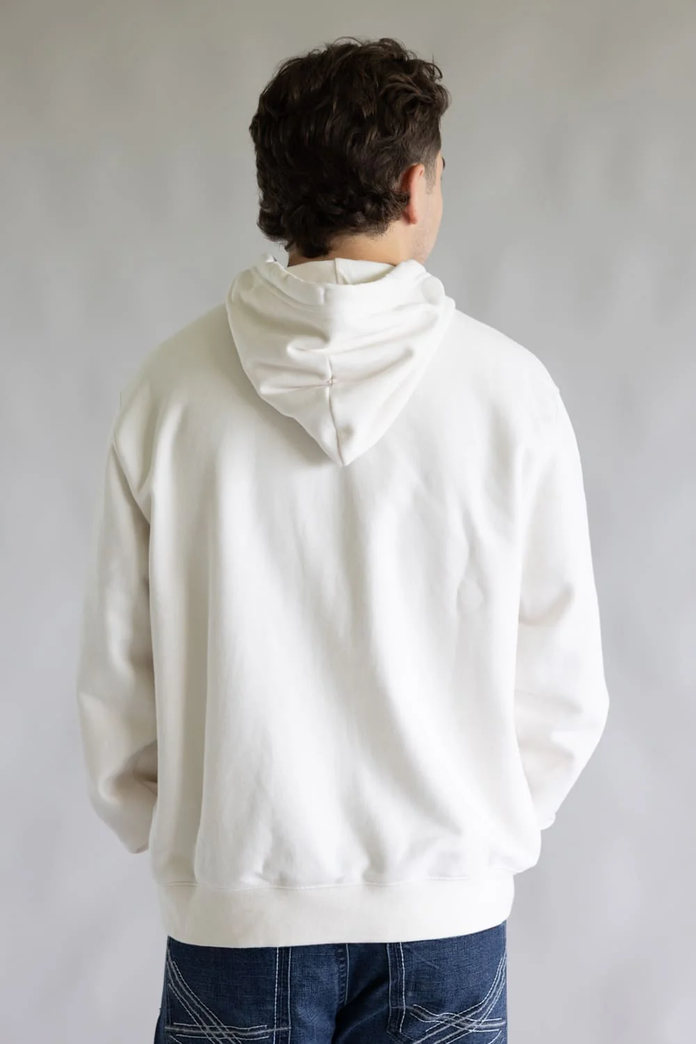The North Face Evolution Embroidered Logo Hoodie for Men in Dune | NF0A8CW7-QLI - Image 5