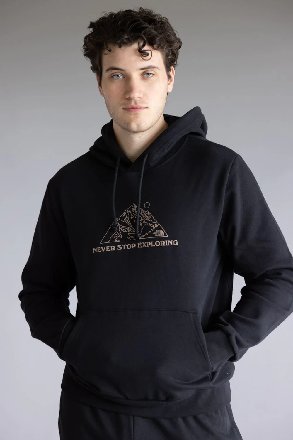 The North Face Evolution Mountain Hoodie for Men in Black | NF0A8FMU-JK3 - Image 3